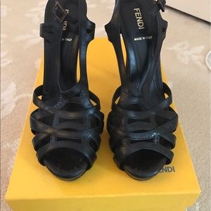Fendi Black Stilettos